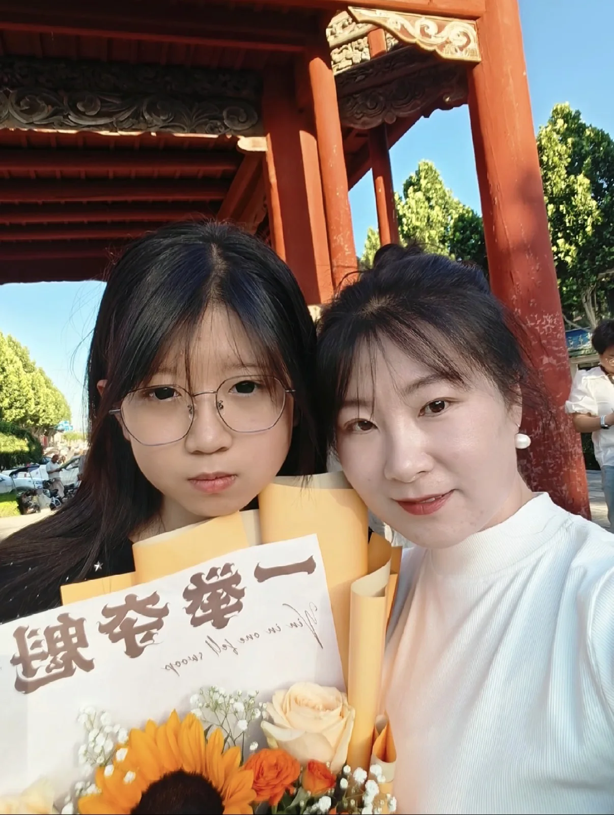 妈妈与家人的合照